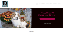Desktop Screenshot of creeksidedoxies.com